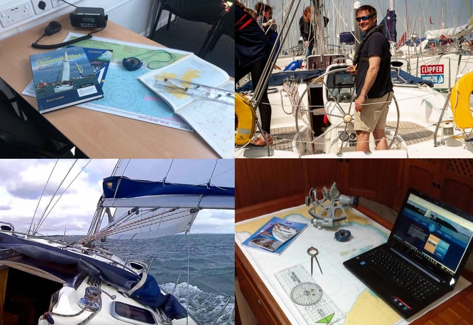 engine failure Solent — sailing activities including chart plotting and navigation